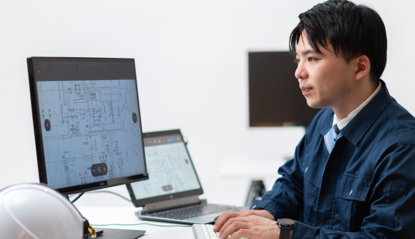 測量データの整理・計算・図面作成